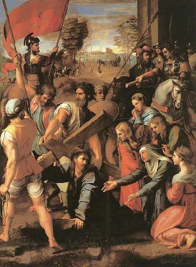 RAFFAELLO Sanzio Christ Falls on the Way to Calvary Spain oil painting art